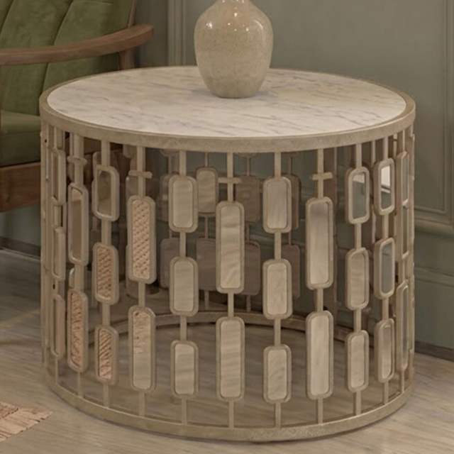 Premier Housewares Raina Large Round Coffee Table - image 1