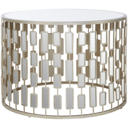 Premier Housewares Raina Large Round Coffee Table - thumbnail 2
