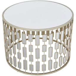 Premier Housewares Raina Large Round Coffee Table - thumbnail 3