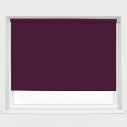 Caecus Blackout Roller Blinds Aubergine 90cm x 120cm
