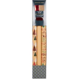 Jonas & James 17 Piece Luxury Green and Gold Gift Wrap Set - thumbnail 1