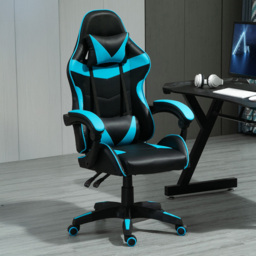 Blue Adjustable Tilt and Swivel Gaming Chair