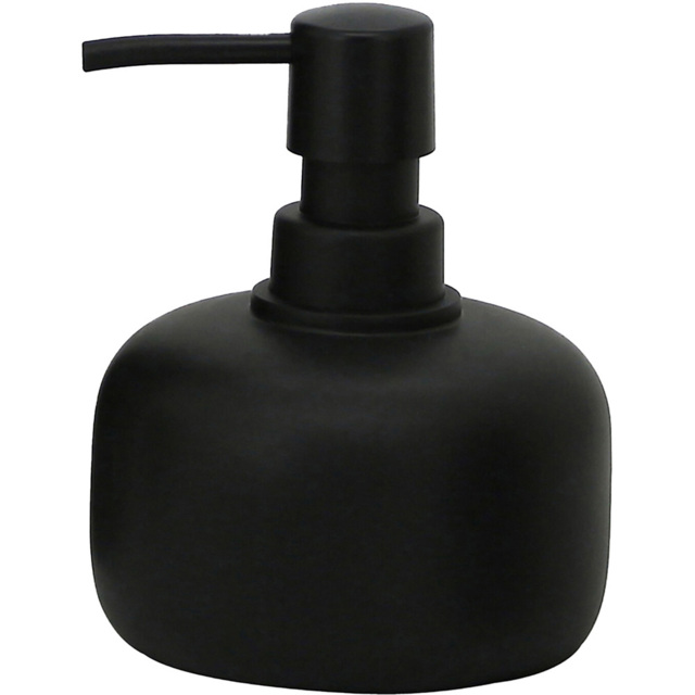 Bathstore Matte Black Industrial Soap Dispenser