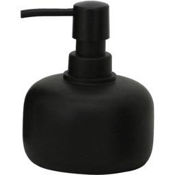 Bathstore Matte Black Industrial Soap Dispenser
