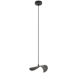 Emibig Ritual White Shade Black G9 LED Pendant Lamp