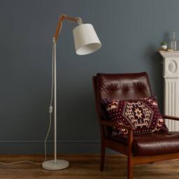 Caleb Floor Lamp - White - thumbnail 3