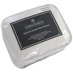 The Lyndon Company Polyester Quilted Pillow Protector 2 Pack