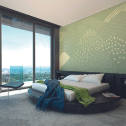 Origin Murals Abstract Fields Green Wall Mural - thumbnail 3
