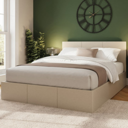 GFW King Size Natural Side Lift Ottoman Bed - thumbnail 1