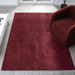 Desire Rugs Comfy Low Pile Red Rug 200 x 280cm - thumbnail 2