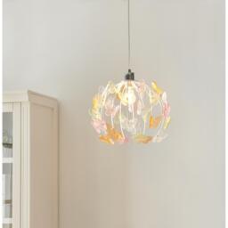 Butterfly White Cage Pendant Light