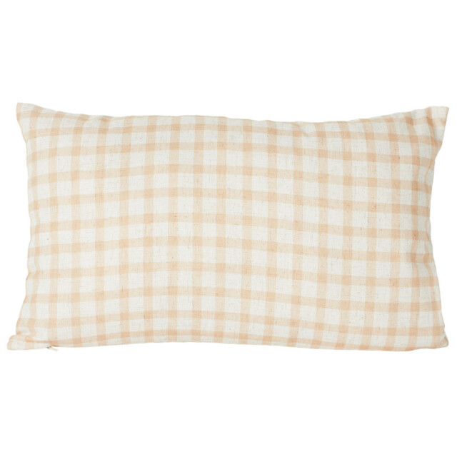 Bunnies Gingham Cushion - Natural - image 1