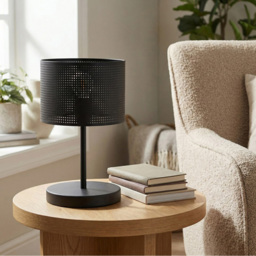 Emibig Lux Black E27 LED Table Lamp - thumbnail 3