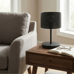 Emibig Lux Black E27 LED Table Lamp - thumbnail 2
