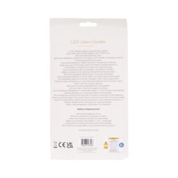 Set of 12 Votive LED Candles - White - thumbnail 2