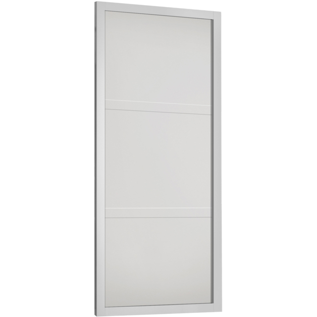 Spacepro Shaker 3 Panel White Sliding Door 2220 x 914mm - image 1