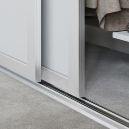 Spacepro Shaker 3 Panel White Sliding Door 2220 x 914mm - thumbnail 4