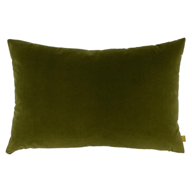 furn. Contra Olive Velvet Cushion - image 1