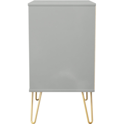 Crowndale Diamond 3 Drawer Dusk Grey Midi Chest of Drawers Ready Assembled - thumbnail 3