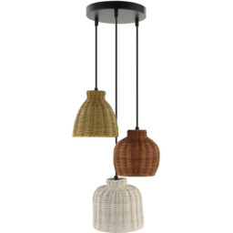 Adora 3 Light Ceiling Fitting - Multicolour