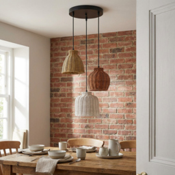 Adora 3 Light Ceiling Fitting - Multicolour - thumbnail 2