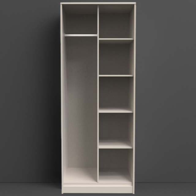 Crowndale Hong Kong Ready Assembled Kashmir Ash Tall Open Wardrobe - image 1