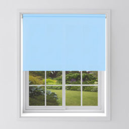 Caecus Blue Blackout Roller Blind 240 x 160cm