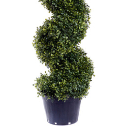 5ft Green Boxwood Spiral Topiary Tree - thumbnail 3