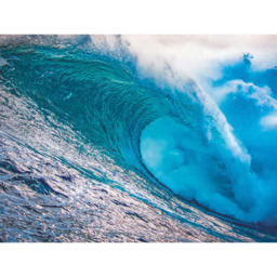 Grandeco Waves Blue and White 7 Lane Wall Mural - thumbnail 3