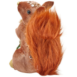 The Christmas Gift Co Squirrel with Pine Cone and Berries Decoration - thumbnail 3