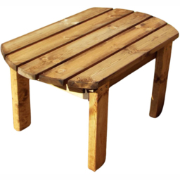 Samuel Alexander Charles Taylor Traditional Rustic Wooden Coffee Table - thumbnail 2