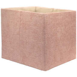 Homebase Patterned Pink Cube Storage Insert 4 Pack - thumbnail 4