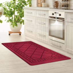 Smart Living Tribela Red Non-Slip Mat with Gel Backing 60 x 110cm - thumbnail 3