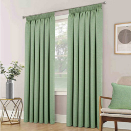 Divante Dusk Blackout Green Thermal Curtains 229 x 229cm