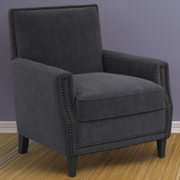 Atticus Anthracite Accent Chair