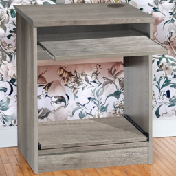 R White Cabinets Grey Printer Desk Stand
