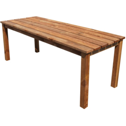 Cerland Banket 6 Seater Wooden Garden Dining Set - thumbnail 3