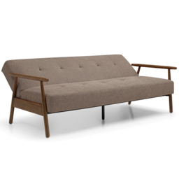 Bradley 3 Seater Taupe Sofa Bed - thumbnail 4