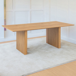 Florence Colima Rectangular 8 Seater Dining Table Oak