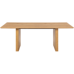 Florence Colima Rectangular 8 Seater Dining Table Oak - thumbnail 3