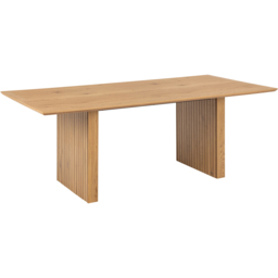 Florence Colima Rectangular 8 Seater Dining Table Oak - thumbnail 2