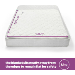Silentnight Comfort Control Teddy Fleece Electric Blanket White Double - thumbnail 4