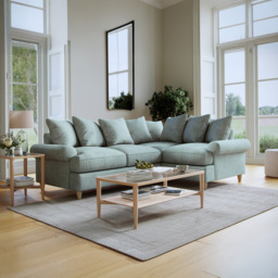 Clara Faro 10 Blue 3 Seater Left Hand Corner Agmamito Sofa - thumbnail 3