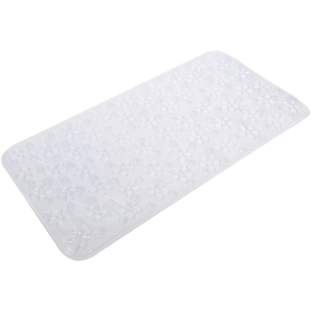Daisy Transparent PVC Bath Mat 36 x 68.5cm