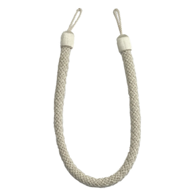 Braided Rope Tie Back - Ivory