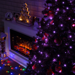 The Christmas Workshop 300 LED String Light Purple - thumbnail 4