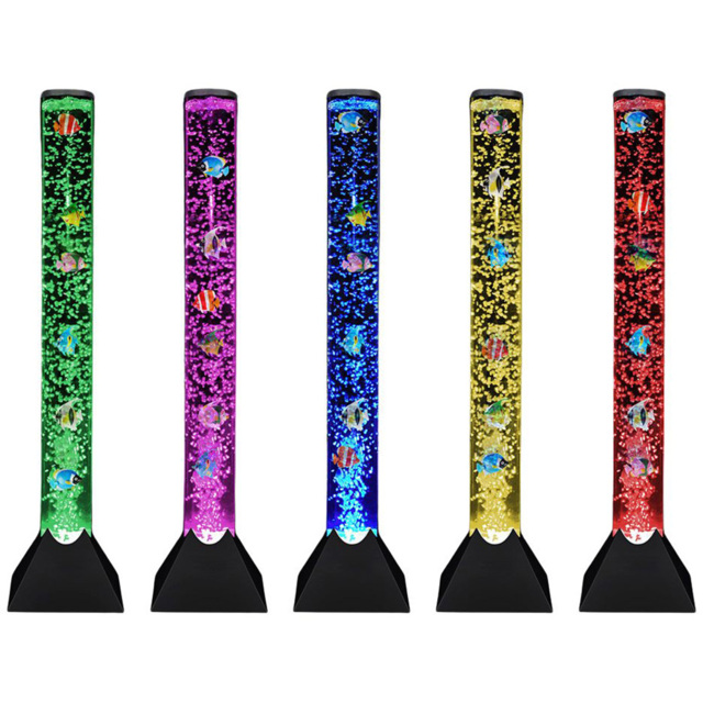 ValueLights 80cm Colour Changing Sensory Bubble Floor Lamp - image 1