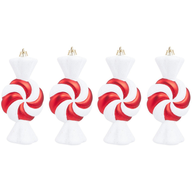 Candy Cane Lane Red Sweets Christmas Hanging Decoration - image 1