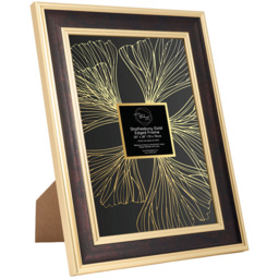 Shaftesbury Gold Edged Frame Black 20 x 28inch