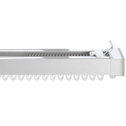 New Edge Blinds 45 -70cm Extendable Metal White Curtain Track